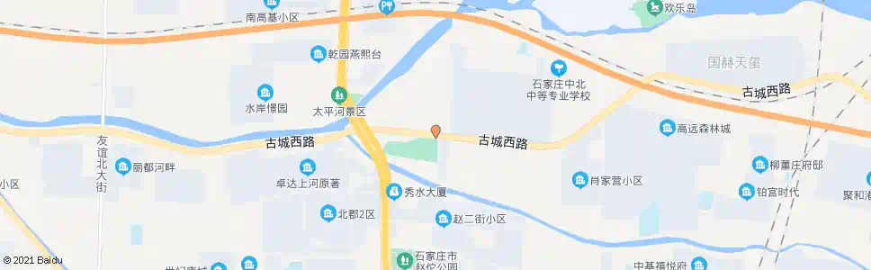 石家庄石津灌区公园北门_公交站地图_石家庄公交_妙搜公交查询2024