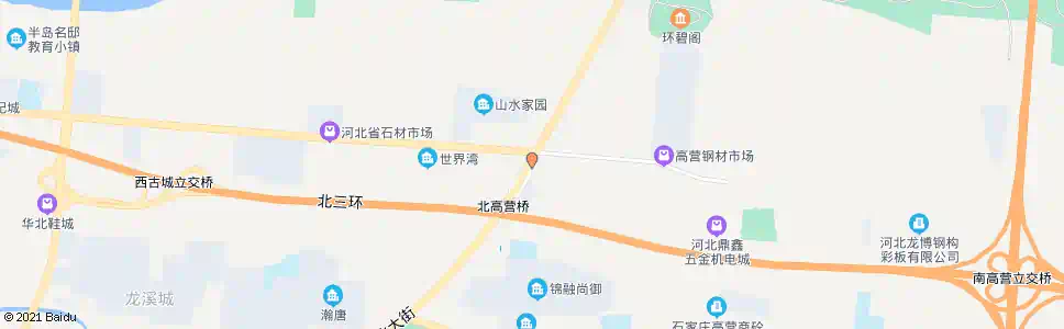 石家庄北高营_公交站地图_石家庄公交_妙搜公交查询2024