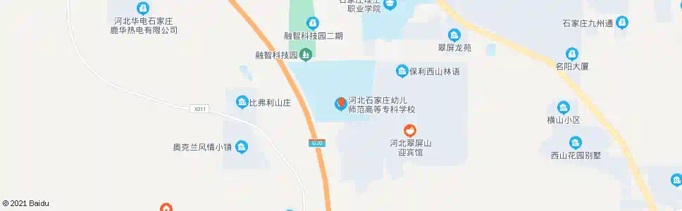 石家庄幼师学校_公交站地图_石家庄公交_妙搜公交查询2024