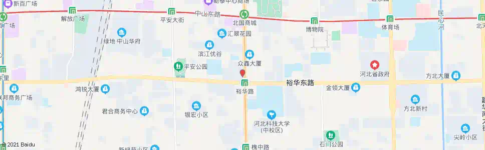 石家庄天津银行_公交站地图_石家庄公交_妙搜公交查询2024