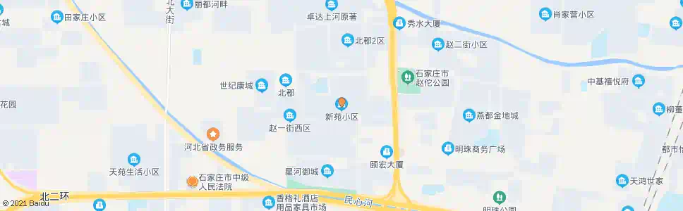 石家庄新苑小区_公交站地图_石家庄公交_妙搜公交查询2024