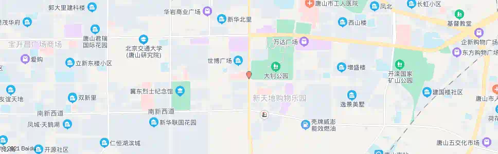 唐山大钊公园_公交站地图_唐山公交_妙搜公交查询2024