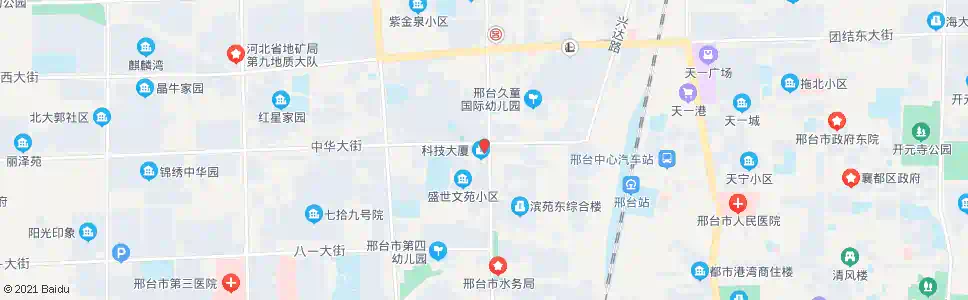 邢台科技大厦电脑城_公交站地图_邢台公交_妙搜公交查询2024