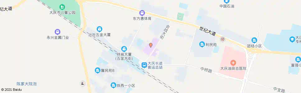 大庆百货大楼_公交站地图_大庆公交_妙搜公交查询2024