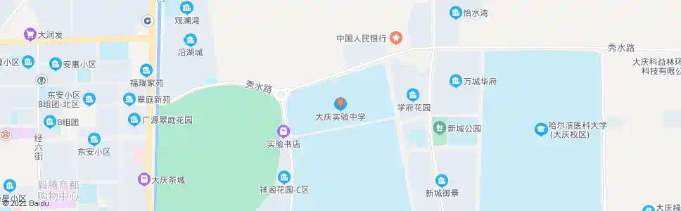 大庆实验中学_公交站地图_大庆公交_妙搜公交查询2024