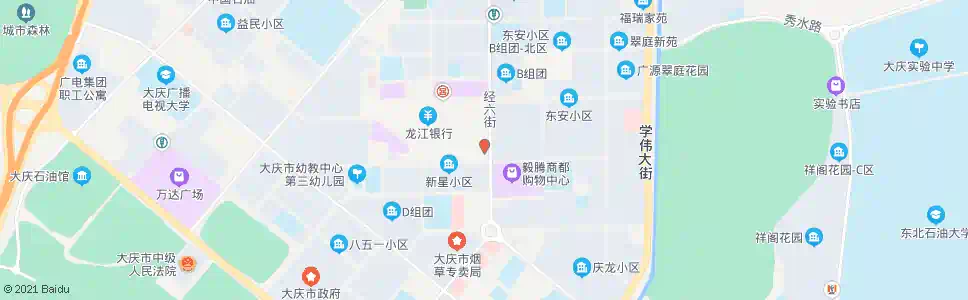 大庆义耕E栋_公交站地图_大庆公交_妙搜公交查询2024