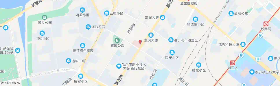 哈尔滨市中心医院_公交站地图_哈尔滨公交_妙搜公交查询2024