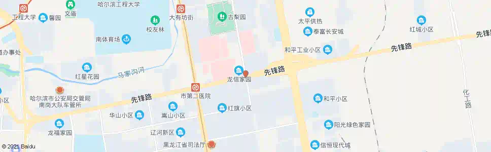 哈尔滨宏伟路(先锋路路口)_公交站地图_哈尔滨公交_妙搜公交查询2024