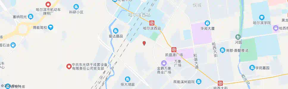 哈尔滨哈西长途客运站_公交站地图_哈尔滨公交_妙搜公交查询2024