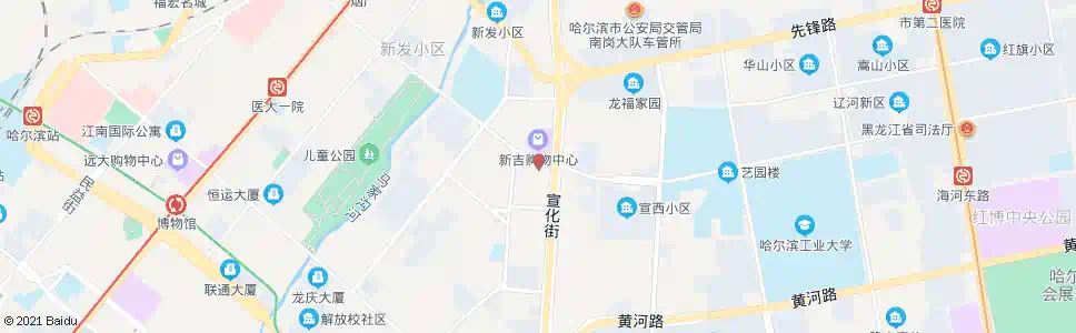 哈尔滨大成街_公交站地图_哈尔滨公交_妙搜公交查询2024