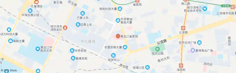 哈尔滨省医院_公交站地图_哈尔滨公交_妙搜公交查询2024