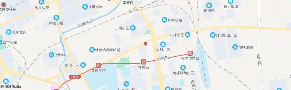 哈尔滨网通东直路营业厅_公交站地图_哈尔滨公交_妙搜公交查询2024