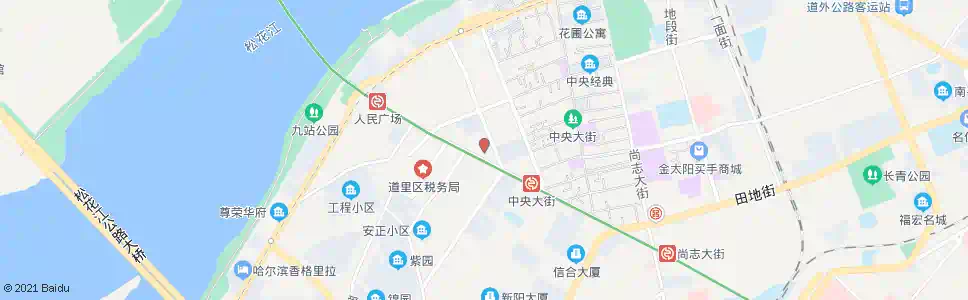 哈尔滨东风街_公交站地图_哈尔滨公交_妙搜公交查询2024