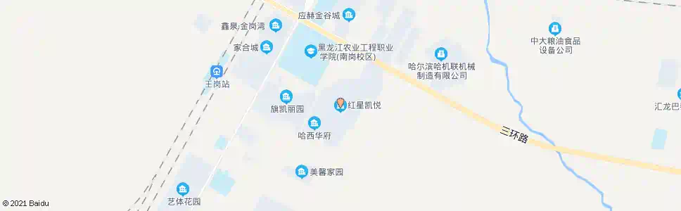 哈尔滨红星凯悦小区_公交站地图_哈尔滨公交_妙搜公交查询2024