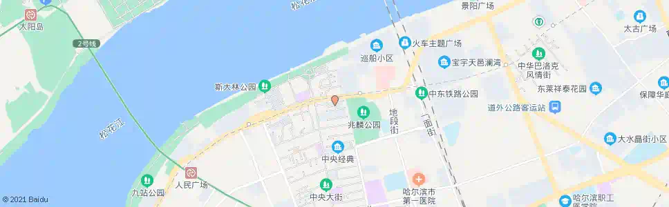 哈尔滨防洪纪念塔(友谊路)_公交站地图_哈尔滨公交_妙搜公交查询2024