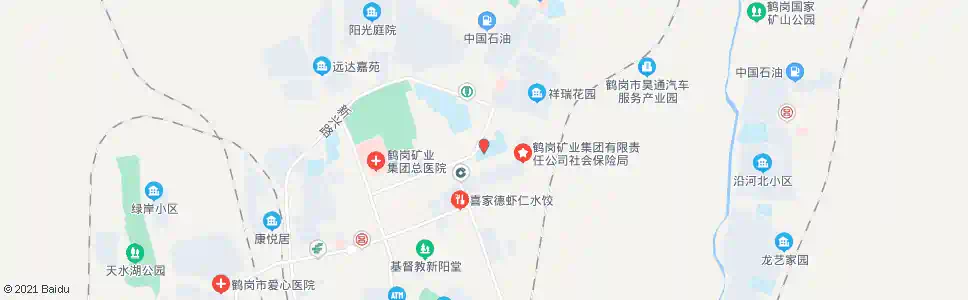 鹤岗煤城小学_公交站地图_鹤岗公交_妙搜公交查询2024