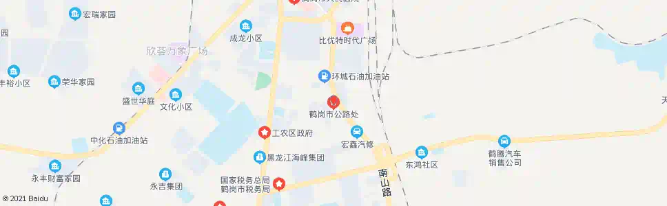 鹤岗公路处_公交站地图_鹤岗公交_妙搜公交查询2024