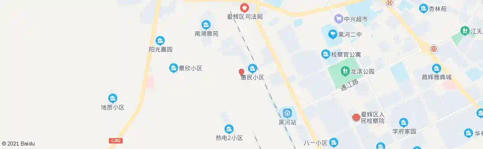 黑河土产桥_公交站地图_黑河公交_妙搜公交查询2024