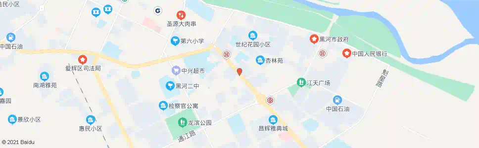 黑河中龙(东行)_公交站地图_黑河公交_妙搜公交查询2024