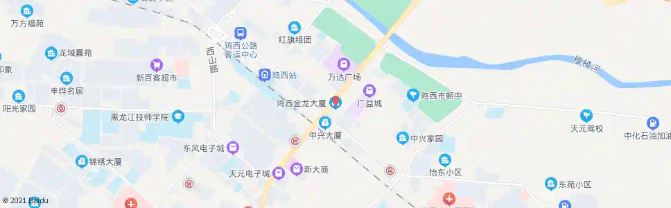 鸡西金龙大厦_公交站地图_鸡西公交_妙搜公交查询2024