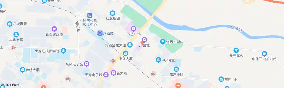 鸡西广益城_公交站地图_鸡西公交_妙搜公交查询2024