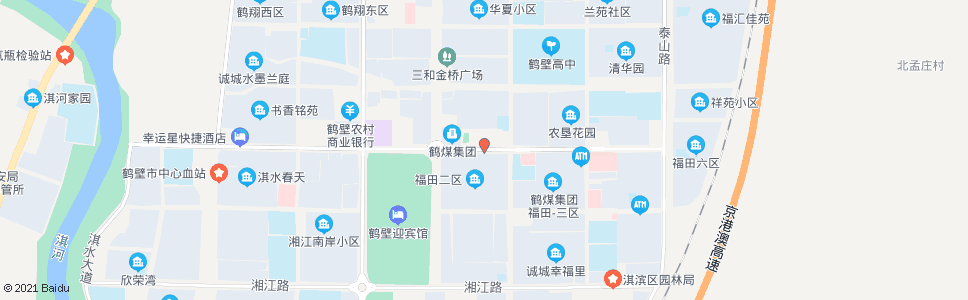 鹤壁福田二区_公交站地图_鹤壁公交_妙搜公交查询2024