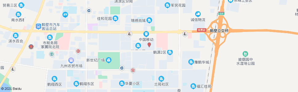 鹤壁市委五号院_公交站地图_鹤壁公交_妙搜公交查询2024