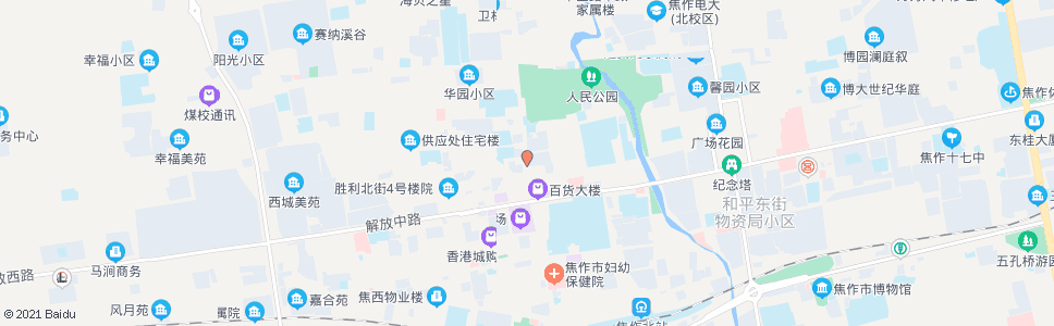 焦作学生路西口_公交站地图_焦作公交_妙搜公交查询2024