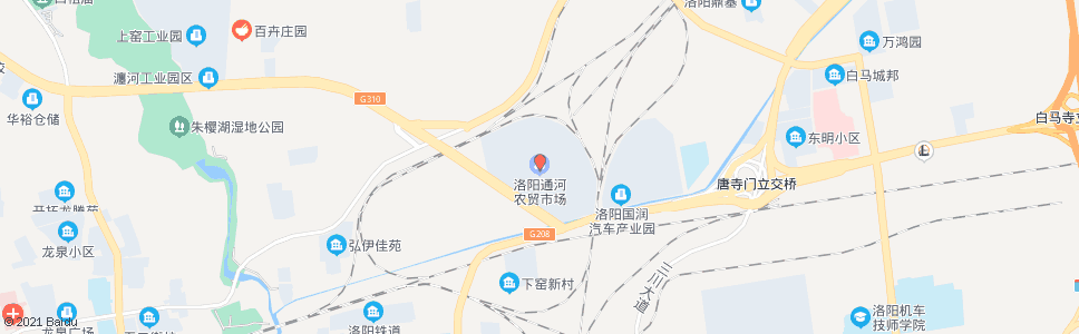 洛阳农贸市场_公交站地图_洛阳公交_妙搜公交查询2024