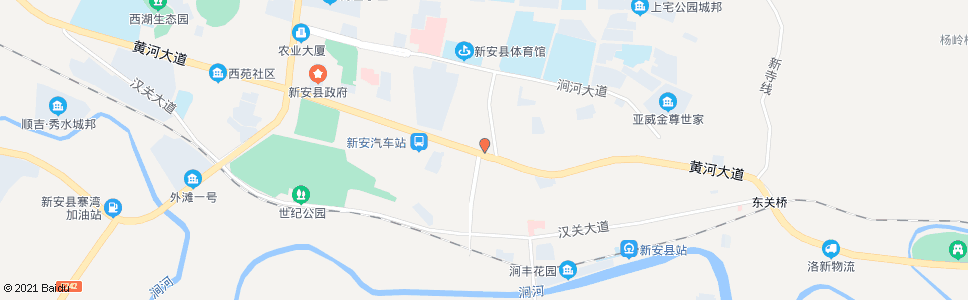 洛阳新城加油站_公交站地图_洛阳公交_妙搜公交查询2024