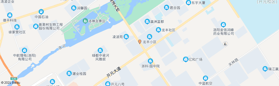 洛阳凌波大桥南_公交站地图_洛阳公交_妙搜公交查询2024