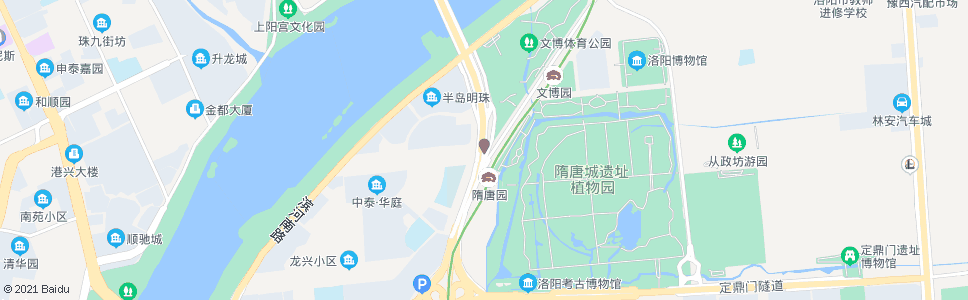 洛阳王城大桥南_公交站地图_洛阳公交_妙搜公交查询2024