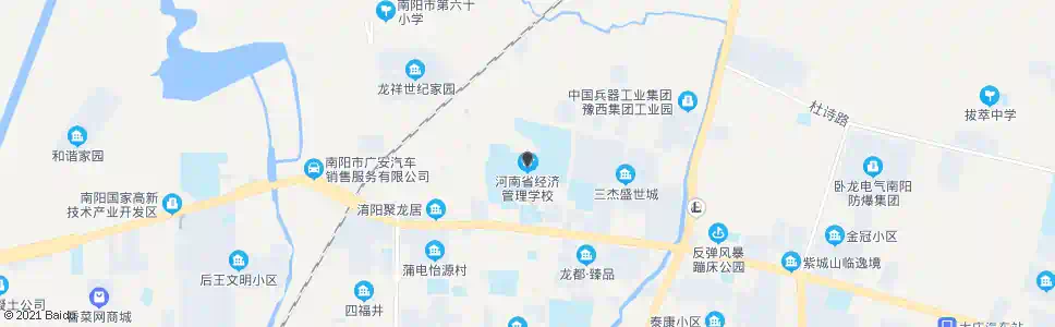 南阳省经济管理学校_公交站地图_南阳公交_妙搜公交查询2024