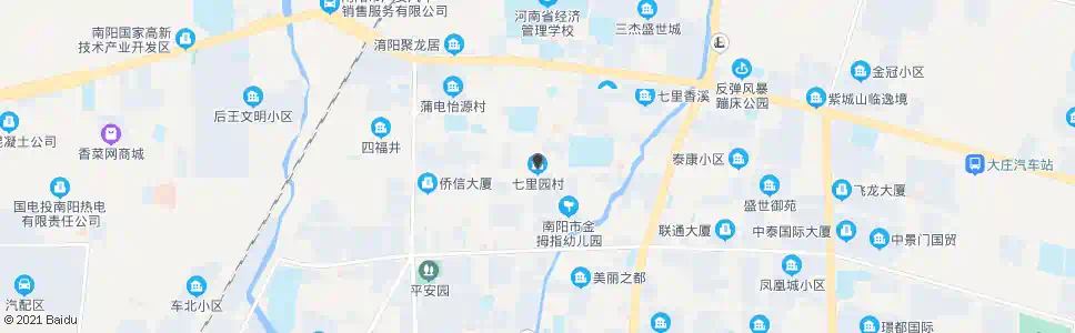 南阳七里园南口_公交站地图_南阳公交_妙搜公交查询2024