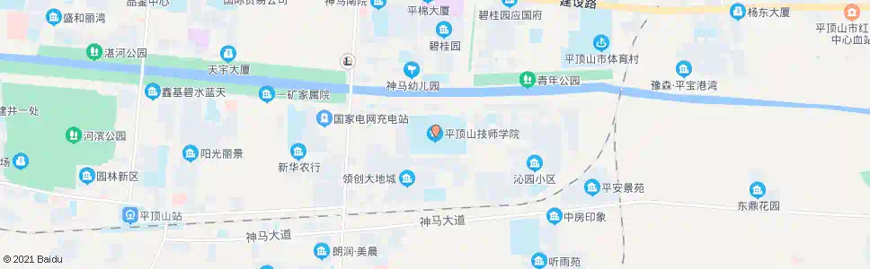 平顶山平顶山高级技工学校_公交站地图_平顶山公交_妙搜公交查询2024