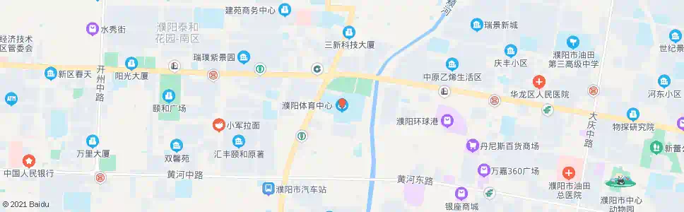 濮阳体育场_公交站地图_濮阳公交_妙搜公交查询2024