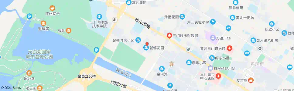 三门峡虢都花园_公交站地图_三门峡公交_妙搜公交查询2024