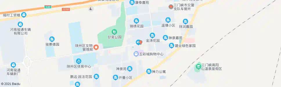 三门峡陕州区政府_公交站地图_三门峡公交_妙搜公交查询2024