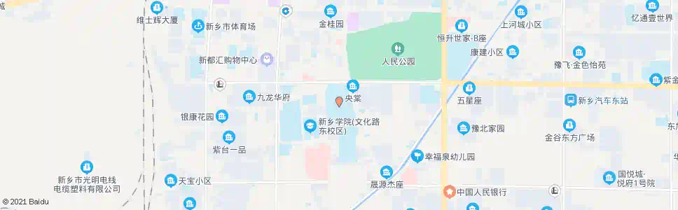 新乡市一中_公交站地图_新乡公交_妙搜公交查询2024