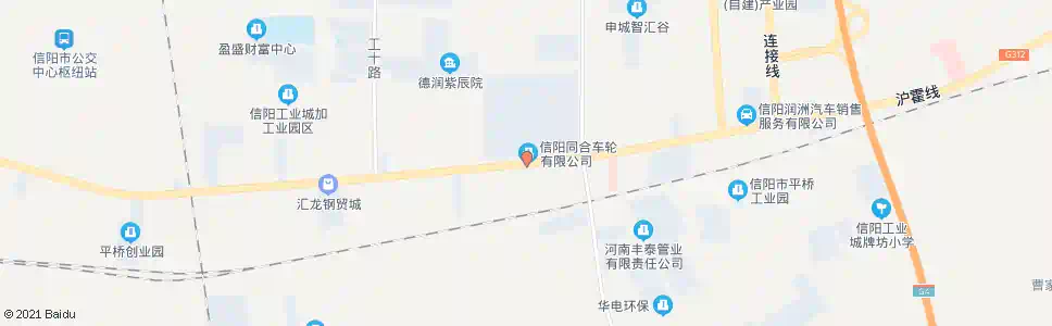 信阳同合车轮_公交站地图_信阳公交_妙搜公交查询2024