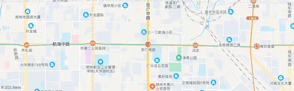 郑州航海路京广路站_公交站地图_郑州公交_妙搜公交查询2024