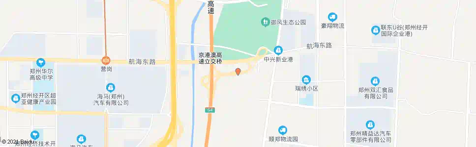 郑州航海路高速路口_公交站地图_郑州公交_妙搜公交查询2024