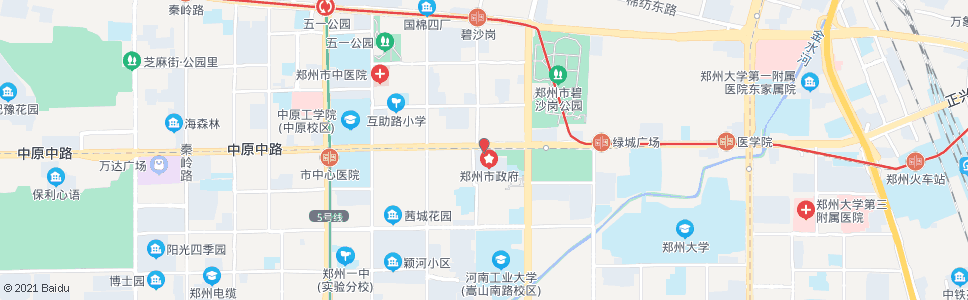 郑州东山路口_公交站地图_郑州公交_妙搜公交查询2024