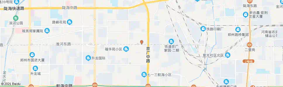 郑州淮河路京广路站_公交站地图_郑州公交_妙搜公交查询2024