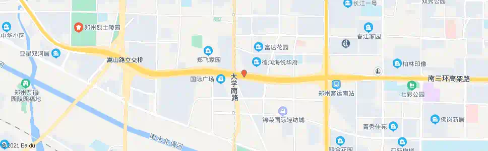 郑州南三环大学路站_公交站地图_郑州公交_妙搜公交查询2024