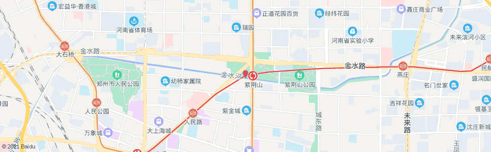 郑州紫荆山路航海路地铁D口_公交站地图_郑州公交_妙搜公交查询2024