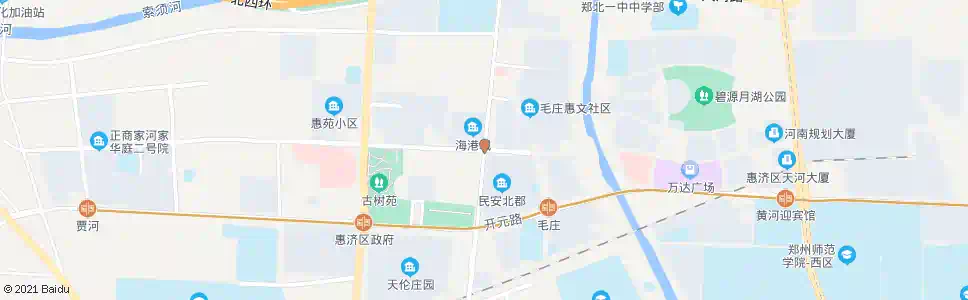 郑州清华园路新城路_公交站地图_郑州公交_妙搜公交查询2024