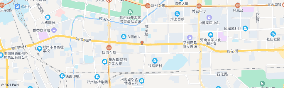郑州陇海路城东路站_公交站地图_郑州公交_妙搜公交查询2024