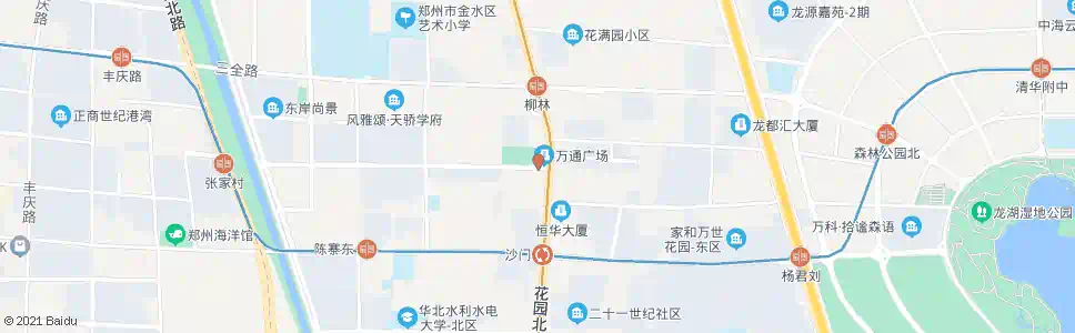 郑州宏明路花园路_公交站地图_郑州公交_妙搜公交查询2024