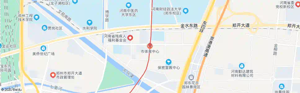 郑州市体育中心站_公交站地图_郑州公交_妙搜公交查询2024